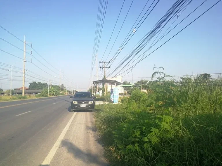 ขายที่ดินติดถนนลำลูกกา-นครนายก ปทุมธานี อยู่ระหว่างเส้นลำลูกกาคลอง 10-11