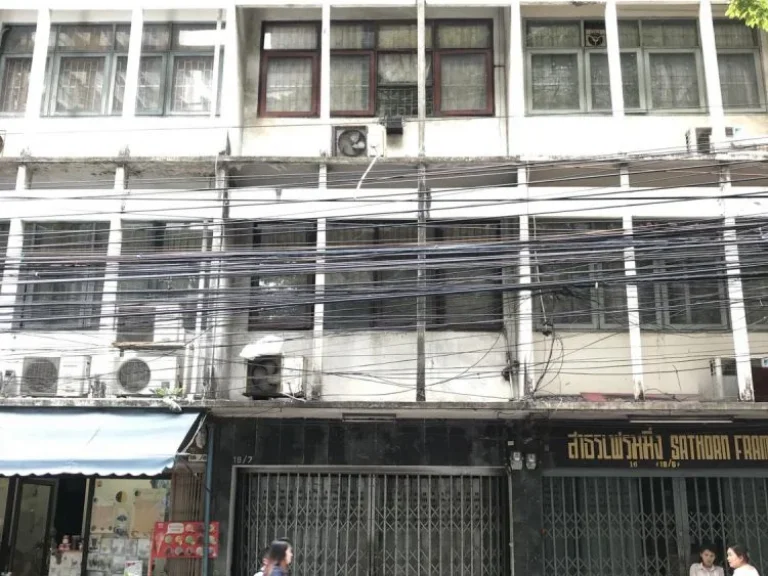 OFR00194Office For Rent Office For Rnt อาคารพาณิชย์ ปากซอยเซนต์หลุยส์ซอยสาธร 11 50000THBMonth