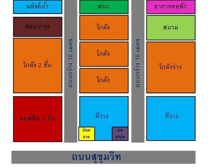 ขายที่ดินพร้อมโกดัง ออฟฟิส พื้นที่สีม่วง เขตนิคมอุตสาหกรรมบางปู 14-3-65 ไร่ ไร่ละ 21 ล้าน ตรวละ 52500 บาท ราคารวม 314 ล้าน