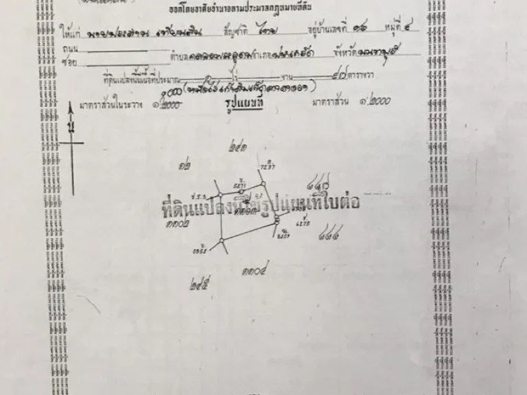 ขายที่ดินเปล่า 2แปลงติดกัน ถนนชัยพฤกษ์ ปากเกร็ด นนทบุรี