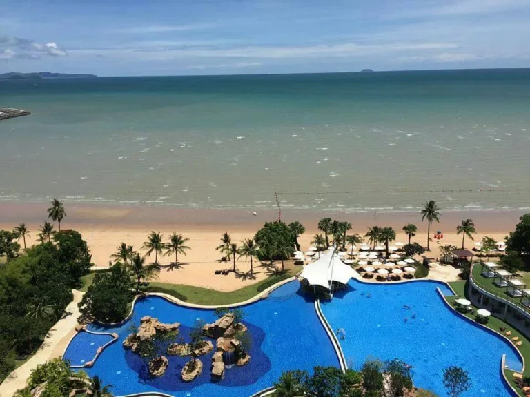 The Movenpick Residences Pattaya ห้องด้านหน้า คอนโดติดชายหาด ตกแต่งพร้อมเข้าอยู่ ราคาดี วิวสวยมาก กรรมสิทธิ์ต่างชาติ สัตหีบ