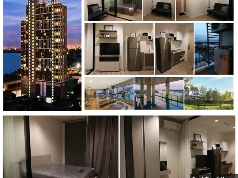 คอนโดใหม่ถูกกกampquotที่สุดในโครงการ ไนท์บริดจ์ ปากน้ำ กว้าง 27ตรม 1 bedroom ชั้น 12 ราคาโดนใจ