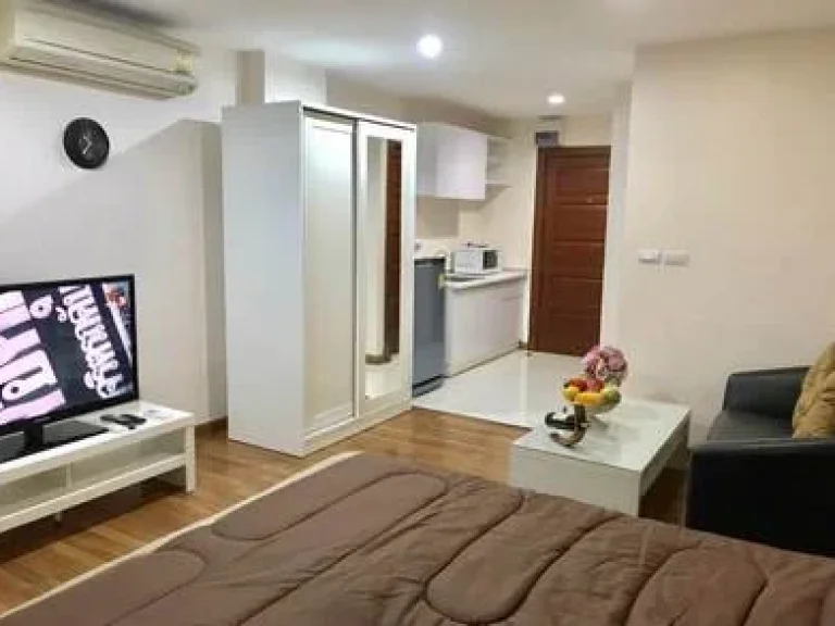 For Rent Condo PG Rama9 วิวสวย มองเห็นต้นไม้ ร่มรื่น เฟอร์นิเจอร์ครบ เครื่องใช้ไฟฟ้า ครบ