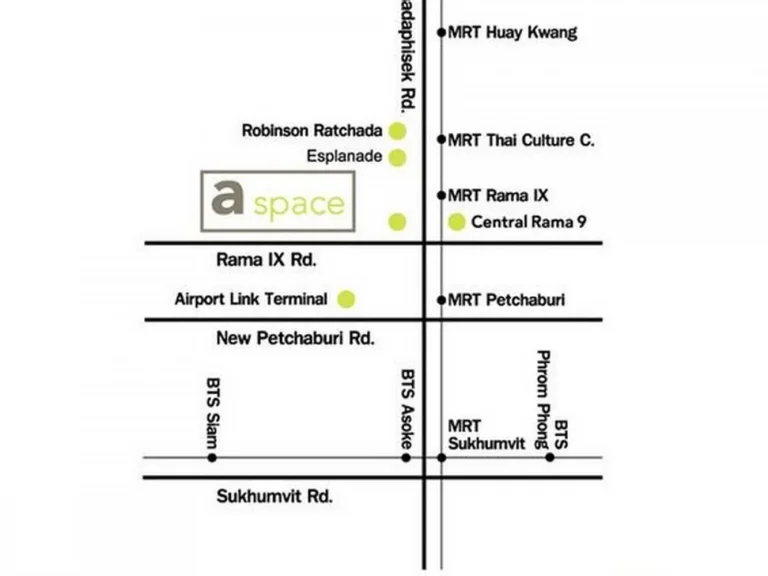 ขาย เอ สเปซ อโศก-รัชดา 1 ห้องนอน 35 ตรม ชั้น 3 ตึก E MRT พระราม 9 รหัส S-K9087