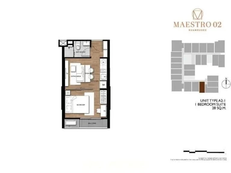 ขายด่วน Maestro 02 ร่วมฤดี ขายขาดทุน 600000บาท 29 sqm 1 bed