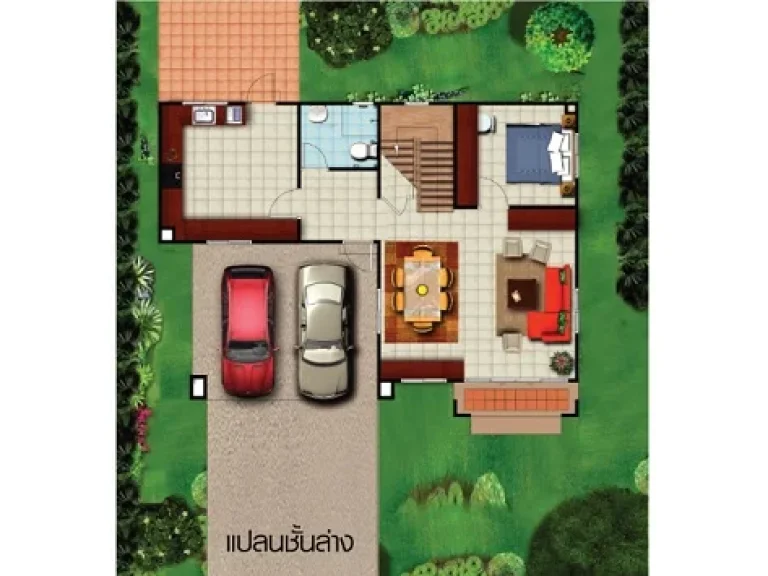 บ้านเดี่ยว 4นอน 4น้ำ พร้อมอยู่ ฟรีโอนฯ ฟรีแอร์ทุกห้องนอน