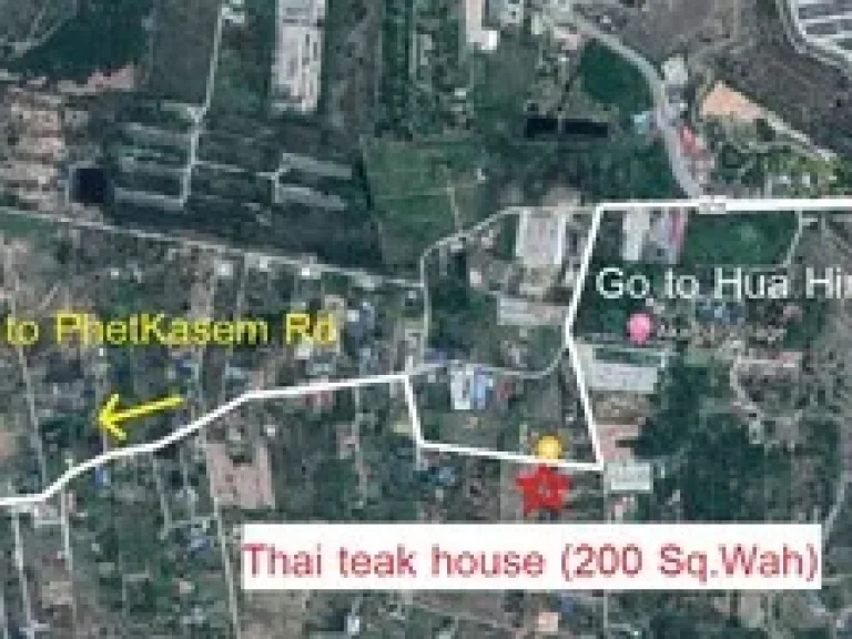 Beautiful Thai teak wood house for sale in Hua Hin 200 SqWah good price good location