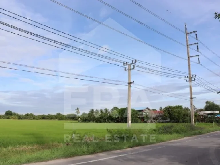 ที่ดินเปล่า เนื้อที่ 24 ไร่ ถนนรพชไทรน้อย-ลาดบัวหลวง อไทรน้อย จนนทบุรี