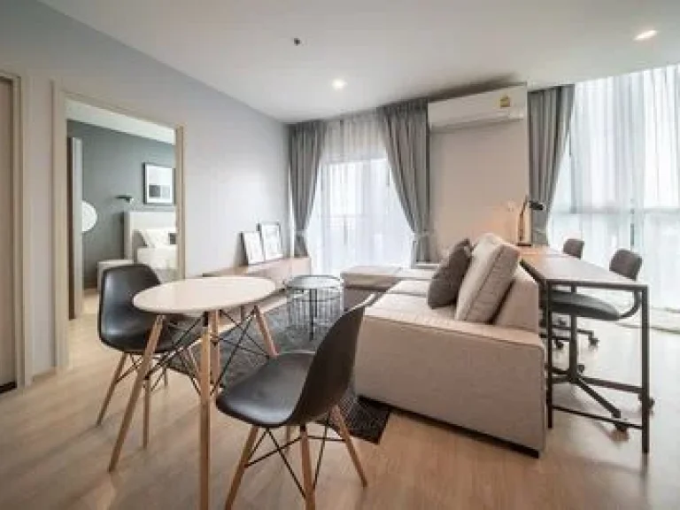 For Rent Noble Revolve Ratchada 2 ห้องหัวมุมวิวสวน