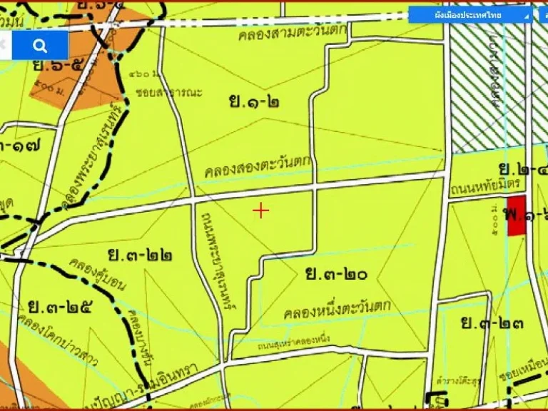 ขายที่ดิน 40-0-48 ติดถนนเลียบคลองสอง บางชัน เขตคลองสามวา กรุงเทพฯ ใกล้สำนักงานเขตคลองสามวา