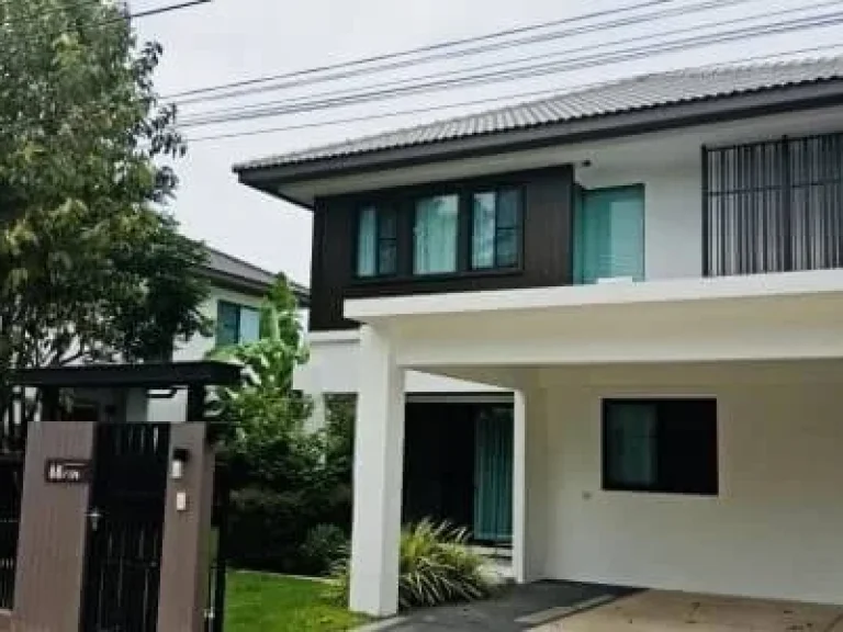 เช่า FOR RENT MANTANA BANGNA KM7 4 beds 3 baths 70 Sqw75000 NEW HOUSE NEAR MEGA BANGNA