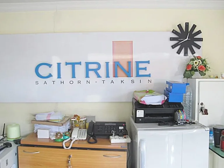 ขาย คอนโด ซิทรีน สาทร ตากสิน Citrine Sathorn-Taksin ตกแต่งภายใน พร้อมห้องครัว ฟรี