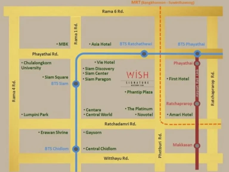 Condo WISH Signature Midtown Siam ใกล้ BTS ราชเทวี 2675 ตรม 1นอน ชั้น8 ทิศตะวันออก หัวนอนทิศเหนือ