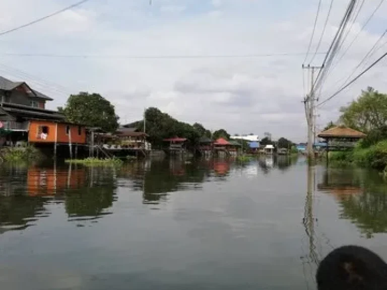 ขายที่ดินริมคลองอ้อม ที่ดินทำเลดี ติดคลองอ้อม ห่างจากรถไฟฟ้าสายสีม่วง สถานีบางพูล 500 เมตร