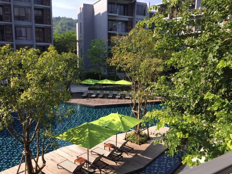 ขายคอนโด เขาใหญ่ The Valley by Sansiri 2 Bed วิวสระ ชั้น 2 สวยที่สุดในโครงการ