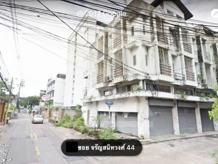 อาคารพาณิชย์ 3 ชั้น เนื้อที่ 33 ตรว ถนนจรัญสนิทวงศ์