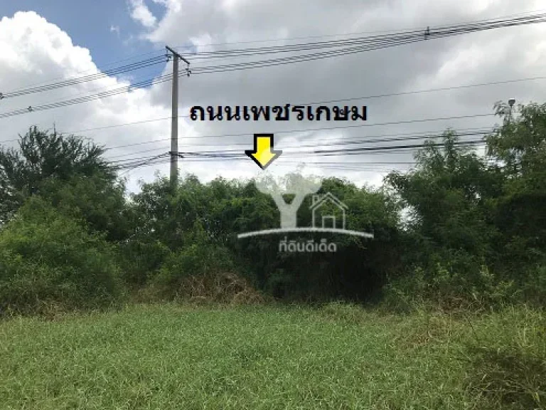 ขายที่ดินเปล่า 1 ไร่ ชะอำ ติดถนนเพชรเกษม