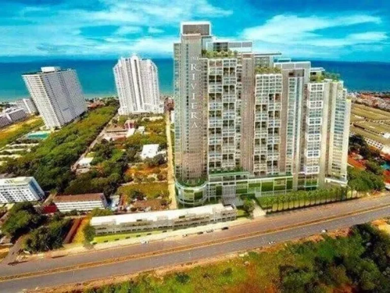 ขายคอนโด เดอะ ริเวียร่า จอมเทียน พัทยา คอนโดหรู ติดหาดจอมเทียน Sea view 360 องศา 35 ตรม