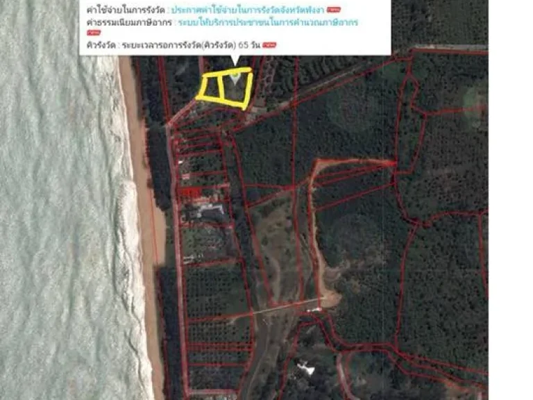 ขายที่ดิน ใกล้ทะเล 3 ไร่ 2 งาน เขาหลัก หาดคึกคัก พังงา ห่างจากหาดเพียง 100 เมตร