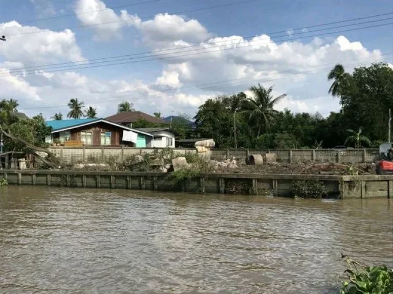 ขายที่ดินสวยมาก ติดแม่น้ำเจ้าพระยา ปากเกร็ด เหมาะสร้างบ้านพัก โฮสเทล โทร 0882916988