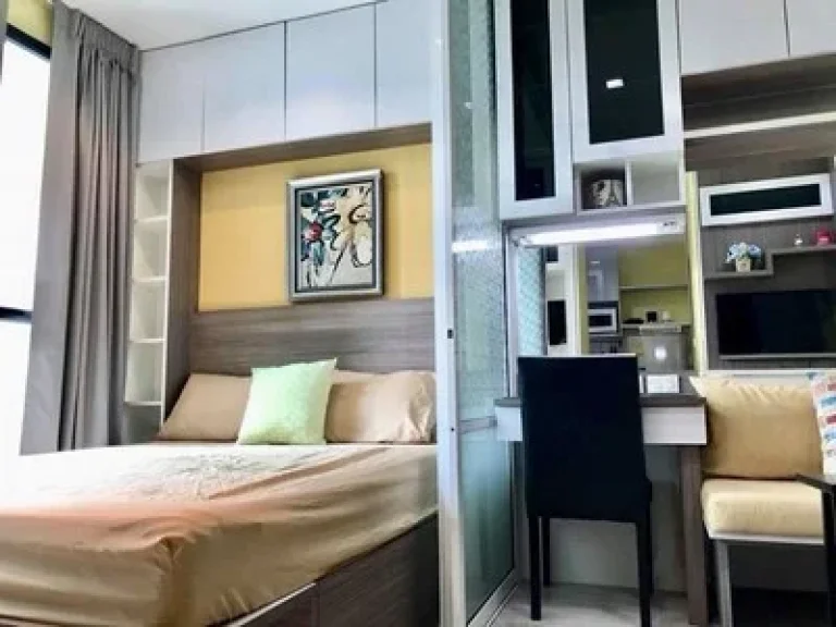 ขายคอนโด Ideo Mobi สุขุมวิท 81 อ่อนนุช ห้องสวยแบบ 1 Bedroom ขนาด 22 ตรม วิวสระว่ายน้ำ