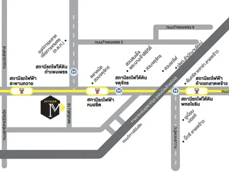 ให้เช่าคอนโด เอ็ม จตุจักร M Jatujak ตึก A 32 ตารางเมตร