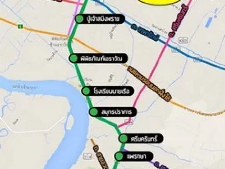 บ้านเดี่ยวให้เช่า สุขุมวิท 109 - 111 ใกล้รถไฟฟ้า แบริ่ง สำโรง พรสว่าง 5 เนื้อที่ 71ตรว