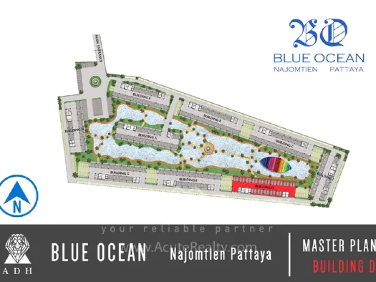 Blue Ocean Najomtien Pattaya ขายก่อนโอน