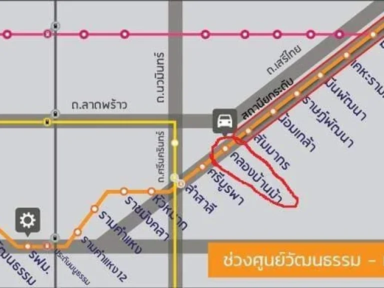 ขายห้องโครงการลุมพินีคอนโดทาวน์ นิด้า- เสรีไทย แยกนิด้า อาคาร A2 ชั้น 3