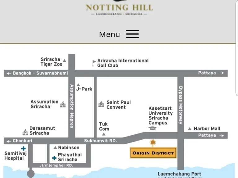 ให้เช่าคอนโด โครงการ Notting Hill แหลมฉบัง อำเภอศรีราชา จังหวัดชลบุรี