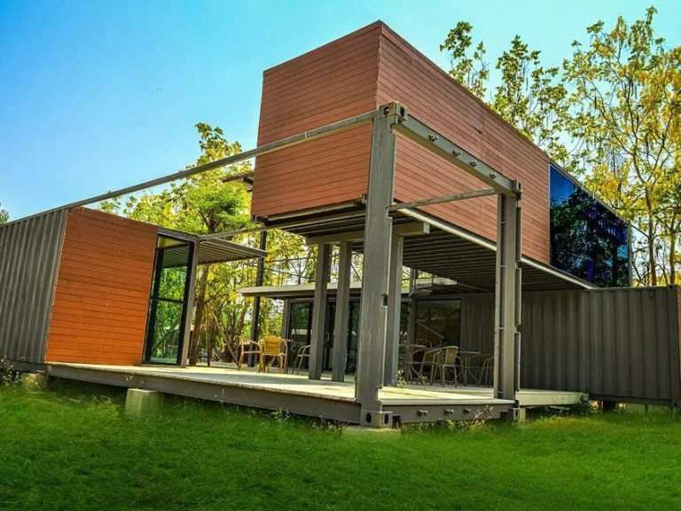 ขายบ้านออฟฟิตคอนเทนเนอร์ พร้อมตกแต่งสวยงาม - Container House For Sale