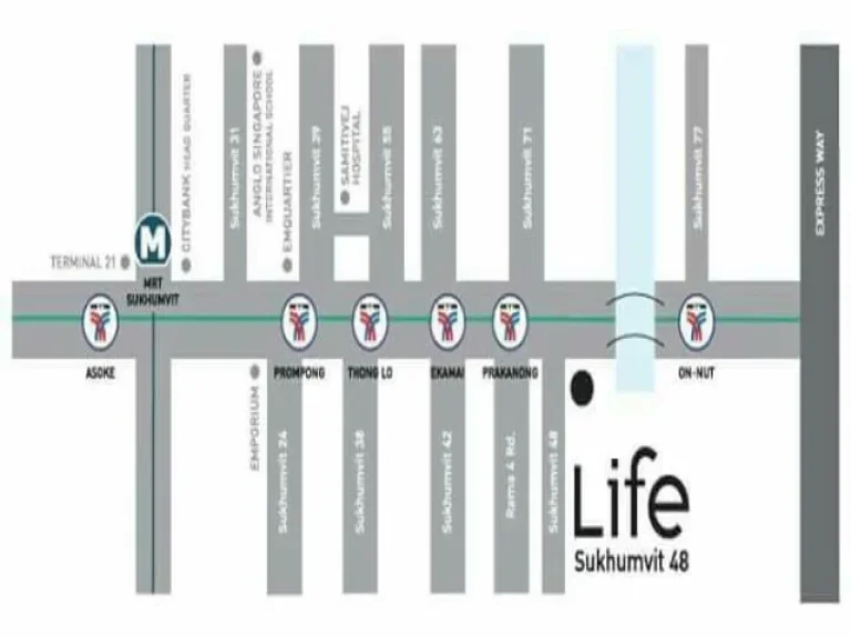 คอนโดใหม่ให้เช่า life สุขุมวิท 48 ขนาด 30 ตรม แต่งครบ พร้อมอยู่ ใกล้ bts พระโขนง