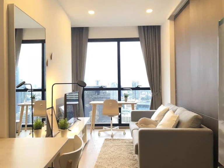 For Rent Condo Ashton Chula-Silom 1Br1Ba 29500 Bath MRT Sam Yan