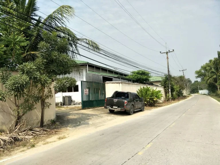 ขายโกดังพร้อมที่ดิน ชลบุรี Warehouse with land for sale Tambon Takian Banglamung Chonburi province