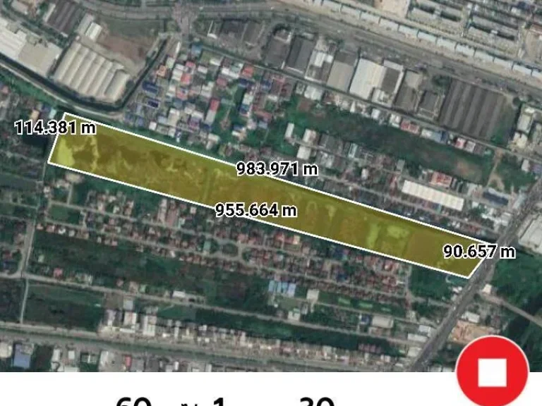 ที่ดินฉลองกรุง กรุงเทพ 60-1-30 ไร่ ขาย 250 ล้านบาท