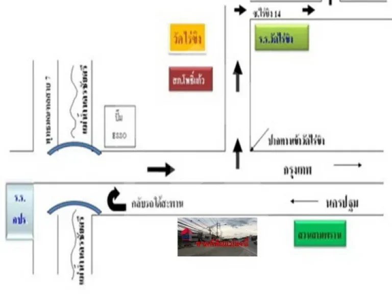 ที่ดินเปล่า ถนนเพชรเกษม 1-2-80 ไร่ อสามพราน จนครปฐม