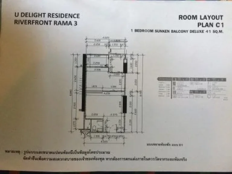 ให้เช่า คอนโด ยูดีไลท์ ริเวอร์ฟรอนท์ เรสสิเดนท์พระราม3 บรรยากาศ ริมแม่น้ำเจ้าพระยา พื้นที่ 40 ตารางวา 1ห้องนอน 1 ห้องน้ำ เฟอร์นิเจอร์ครบ พร้อมอยู่