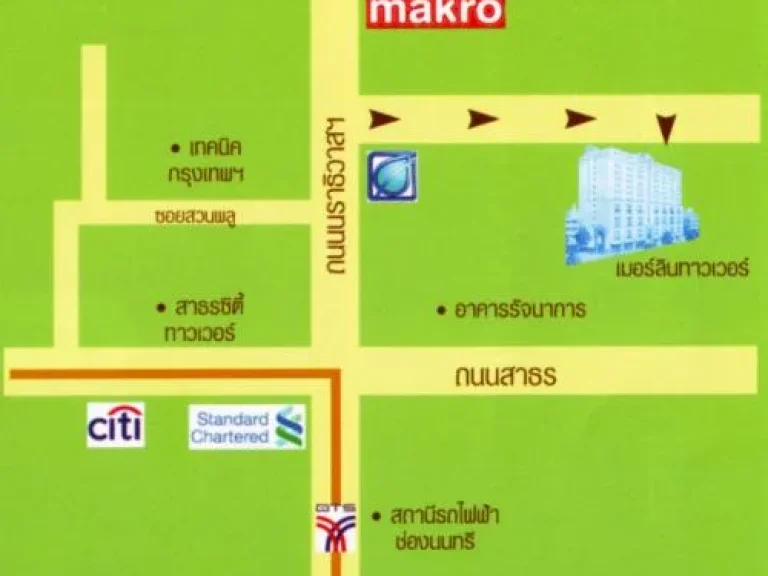 ให้เช่า condo กว้าง 40 ตรม พร้อมที่จอดรถ ใจกลางสาทร เพียง 8000 บาท