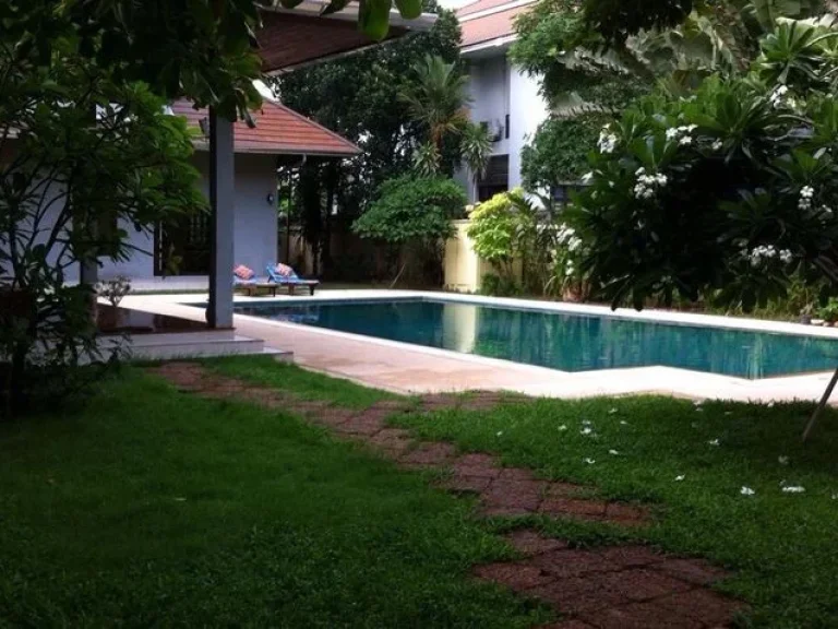 HR1019House For Rent House with Pool Near Seacon Square 5 Minute 800 Sqm 4 Bed 3 Bath