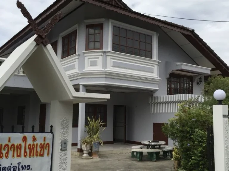 Home foe rent 2376 Nonghoi Chiangmai ให้เช่าบ้าเดี่ยว 2ชั้น เชียงใหม่ ทำใหม่สวย ทำเลดี เฟอร์ครบ พร้อมเข้าอยู่