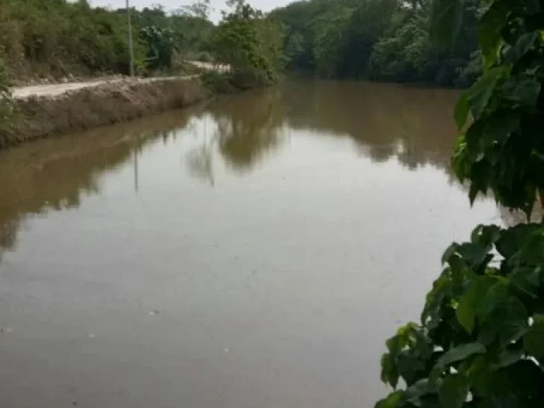 ที่ดินแปลงสวย วิวเขาล้อมรอบ หลังติดลำคลอง