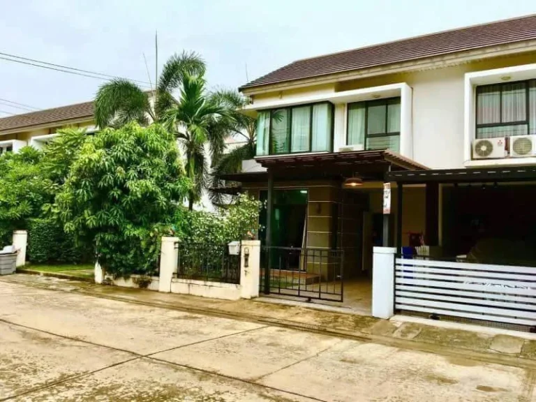 ขายบ้านทาวน์โฮม 2 ชั้น ขนาด 275 ตรวา มThe Villa รามอินทรา-คู้บอน ติดรถไฟสีชมพู สถานีคู้บอน