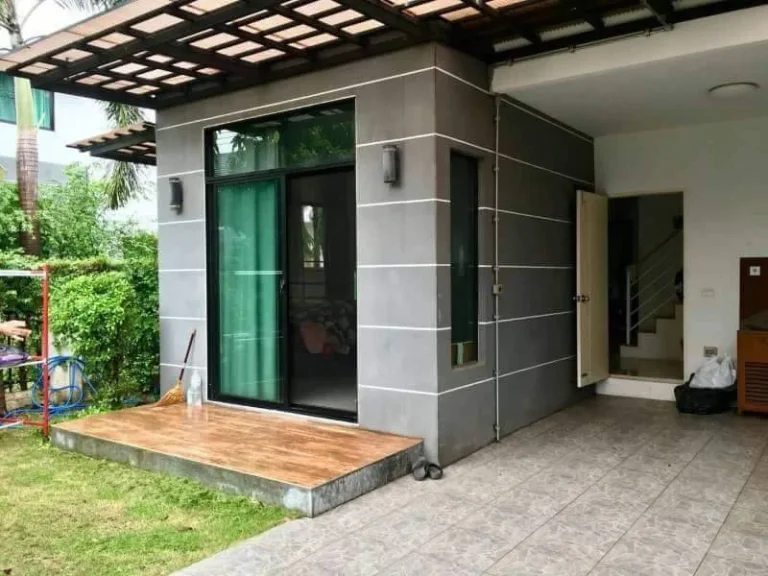 ขายบ้านทาวน์โฮม 2 ชั้น ขนาด 275 ตรวา มThe Villa รามอินทรา-คู้บอน ติดรถไฟสีชมพู สถานีคู้บอน