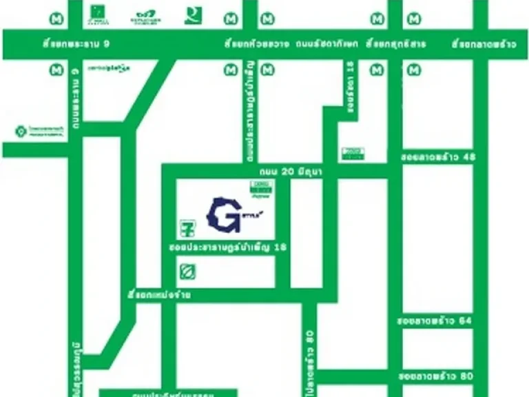 จี สไตล์ คอนโด G-Style Condo 1ห้องนอน 31ตารางเมตรให้เช่า