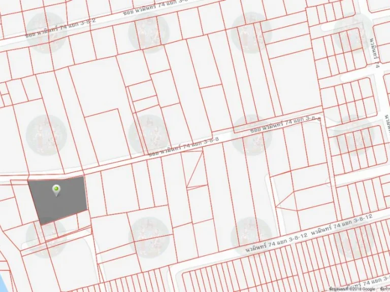 ขายที่ดินนวมินทร์ 74 แยก 3-8-8 พื้นที่ 254 ตรวา 25