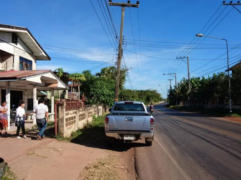 ขายบ้านติดถนนทางหลวงแผ่นดิน อกุมภวาปี จอุดรธานี ห่างจากโลตัส 5 กม