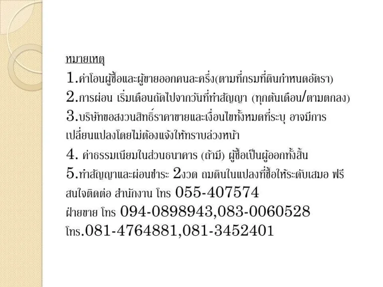 ที่ดินชัยภูมิ เริ่มต้นที่ 3700 ตารางวา