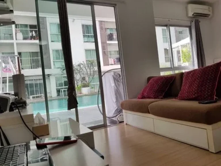 A Space Asoke-Ratchada Condo for Sale ชั้น 1 ระเบียงติดสระว่ายน้ำ