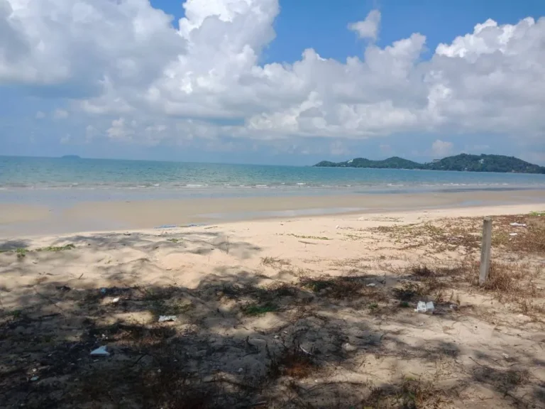 ขายที่ดินติดทะเลทรายขาวสะอาด บรรยากาศส่วนตัว หาดส่วนตัวเนื้อที่อแกลง จังหวัดระยอง