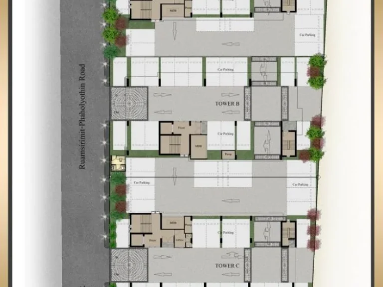 ขายดาวน์ Condo Estabe พหลโยธิน18 ขนาด 28 ตรม ตึกA ชั้น7